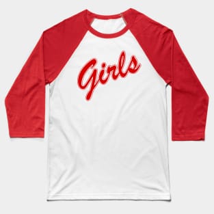 FRIENDS shirt design - "Girls" Sweater (Red, Monica) Baseball T-Shirt